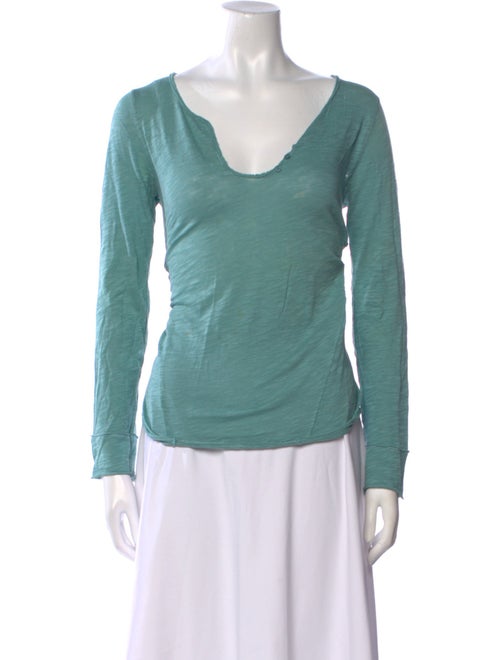 Zadig & Voltaire Cowl Neck Long Sleeve T-Shirt