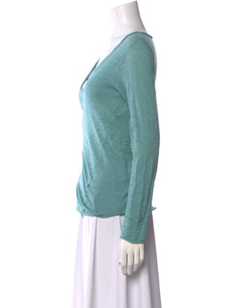 Zadig & Voltaire Cowl Neck Long Sleeve T-Shirt