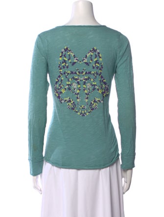 Zadig & Voltaire Cowl Neck Long Sleeve T-Shirt