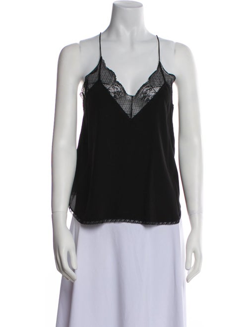Zadig & Voltaire Silk V-Neck Top