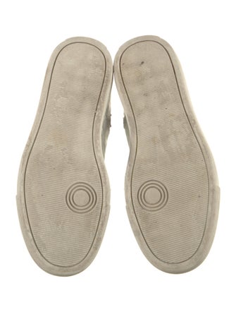 Zadig & Voltaire Leather Colorblock Pattern Sneakers