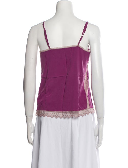 Zadig & Voltaire Silk Square Neckline Top