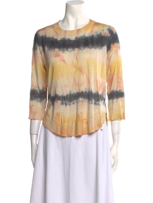 Zadig & Voltaire Silk Tie-Dye Print Blouse