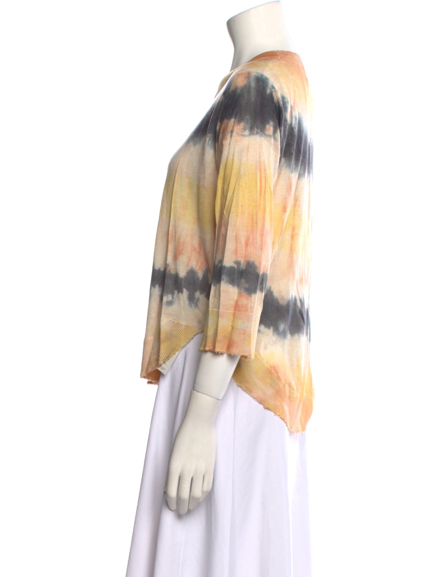 Zadig & Voltaire Silk Tie-Dye Print Blouse