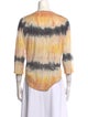 Zadig & Voltaire Silk Tie-Dye Print Blouse