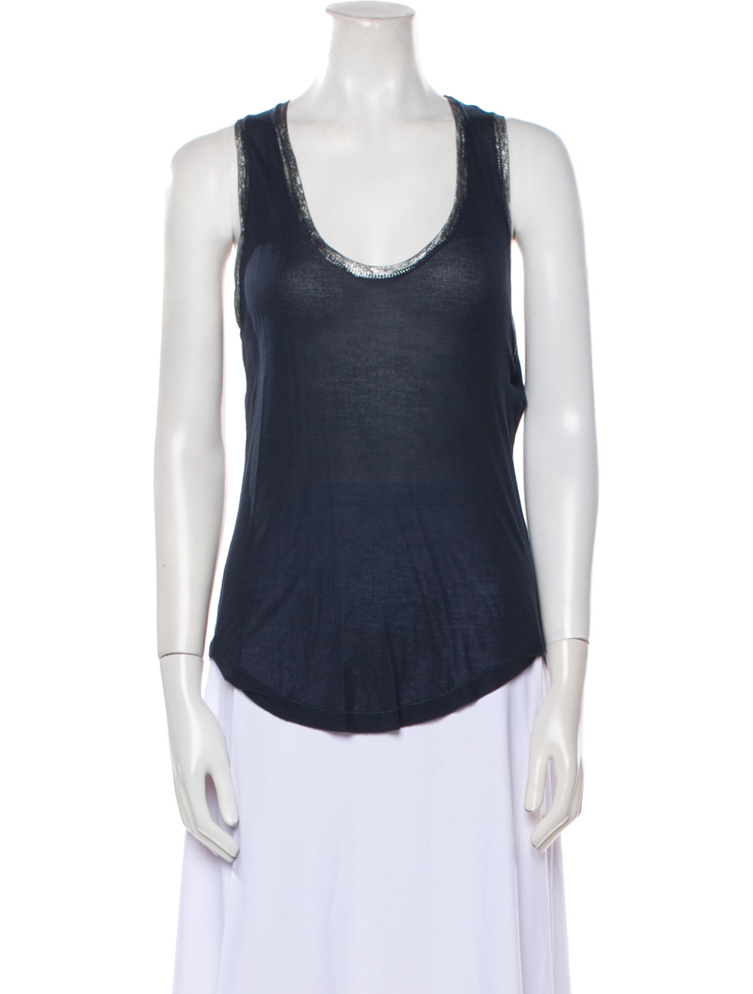 Zadig & Voltaire Scoop Neck Sleeveless Top
