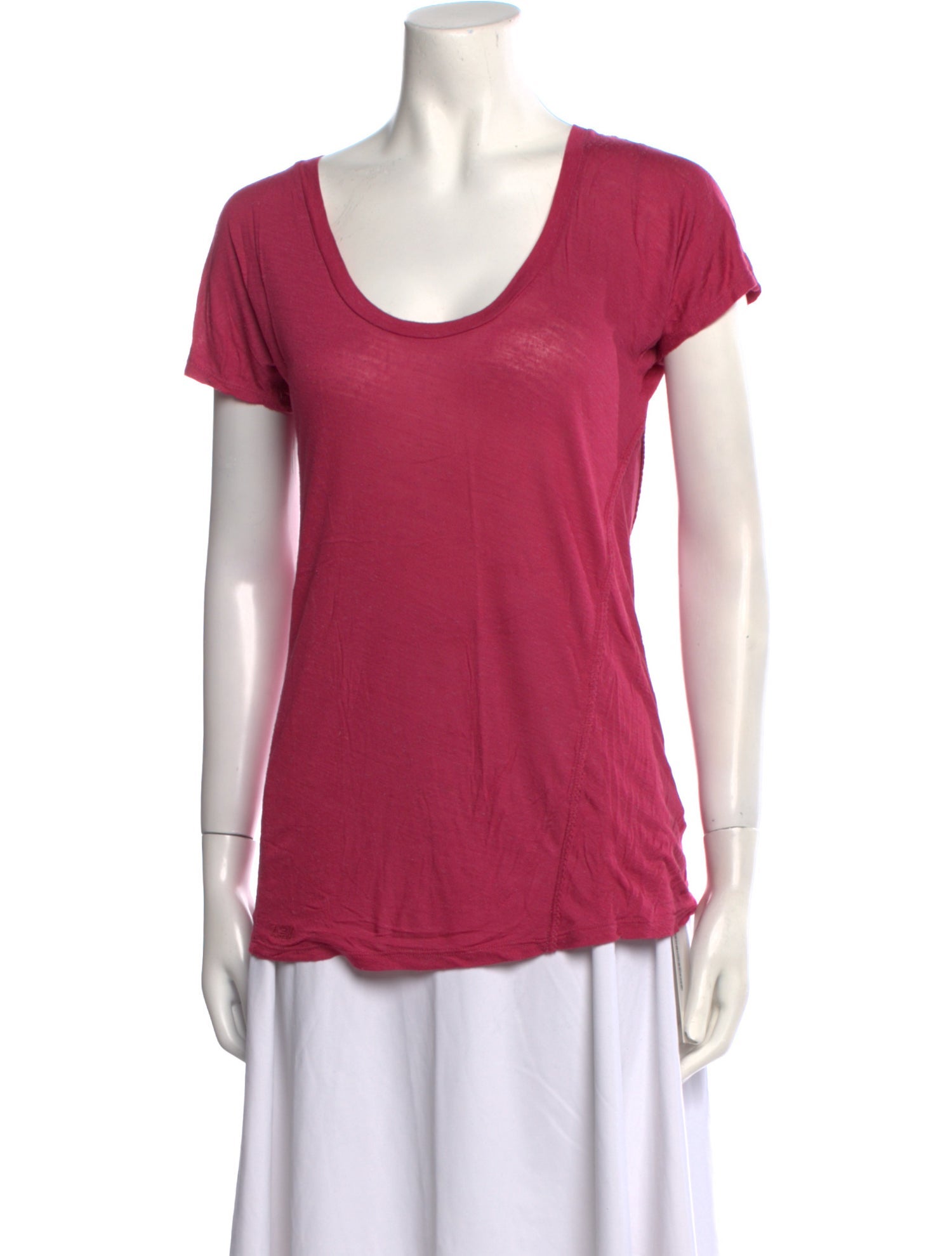 Zadig & Voltaire Scoop Neck Short Sleeve T-Shirt