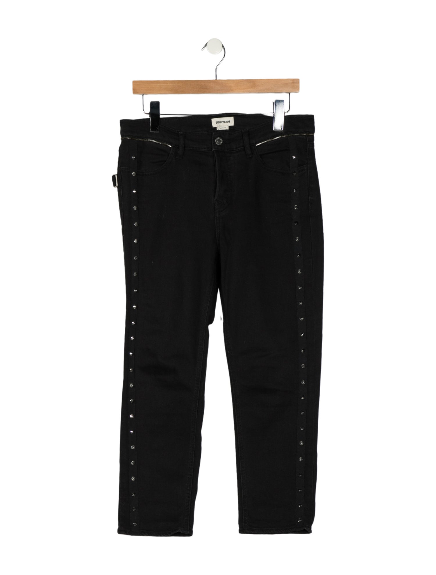 Zadig & Voltaire Mid-Rise Straight Leg Jeans