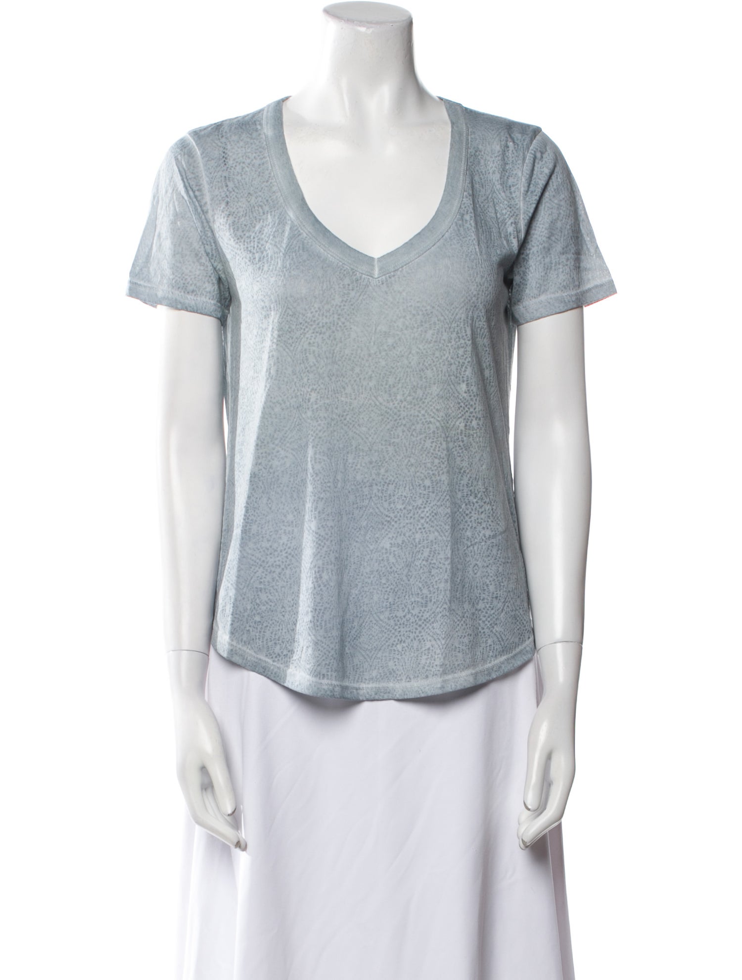 Zadig & Voltaire V-Neck Short Sleeve T-Shirt