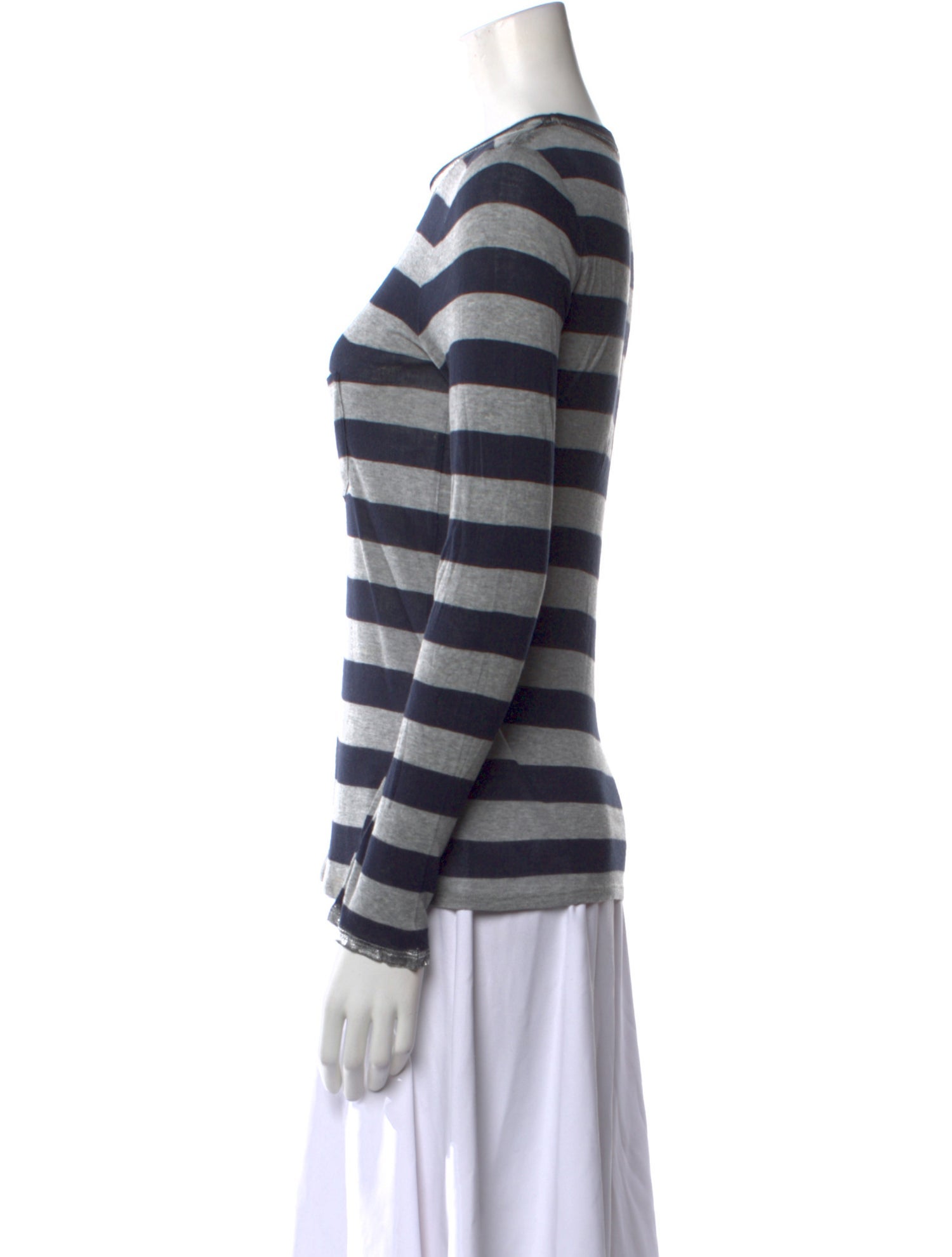 Zadig & Voltaire Striped Crew Neck Top