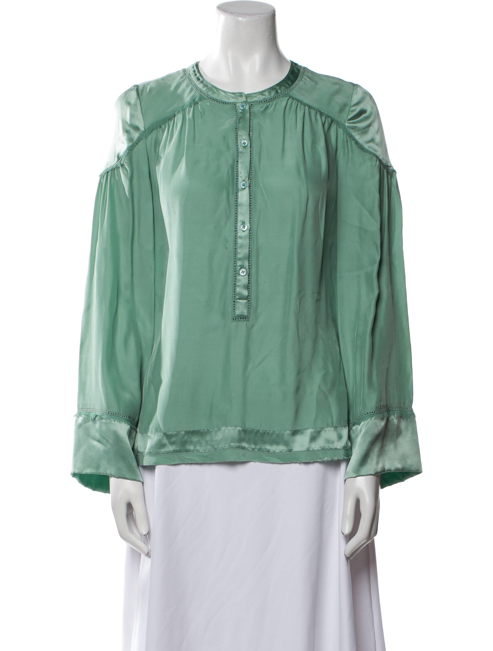 Zadig & Voltaire Silk Crew Neck Blouse