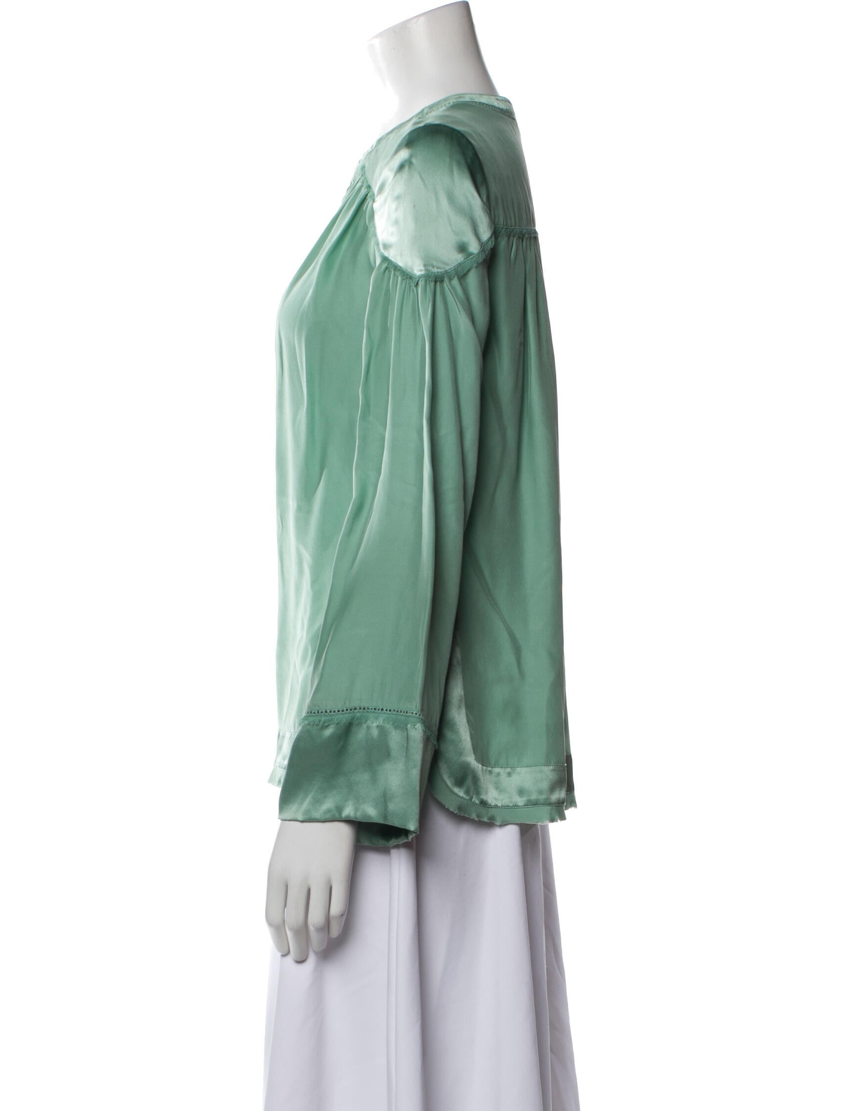 Zadig & Voltaire Silk Crew Neck Blouse