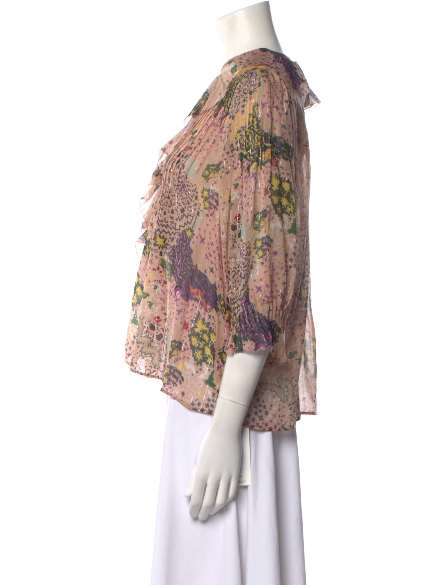 Zadig & Voltaire Silk Floral Print Blouse