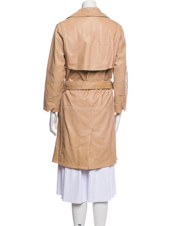 Zadig & Voltaire Leather Trench Coat