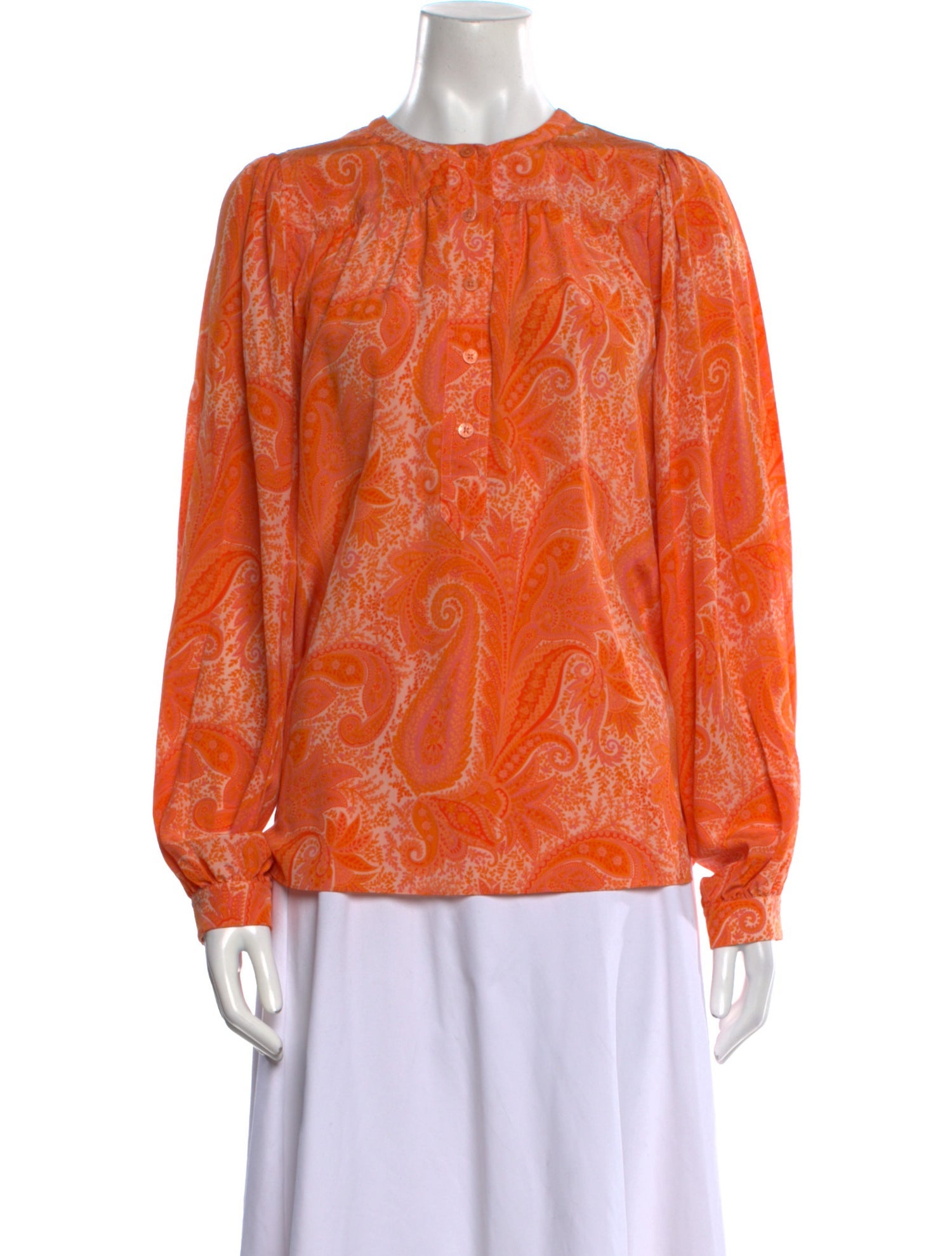 Zadig & Voltaire Silk Paisley Print Blouse