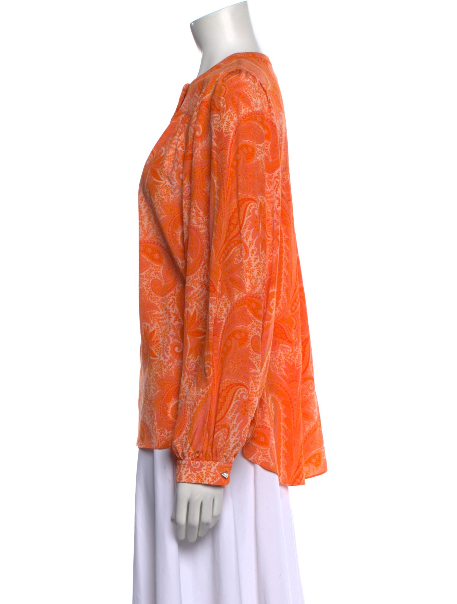 Zadig & Voltaire Silk Paisley Print Blouse