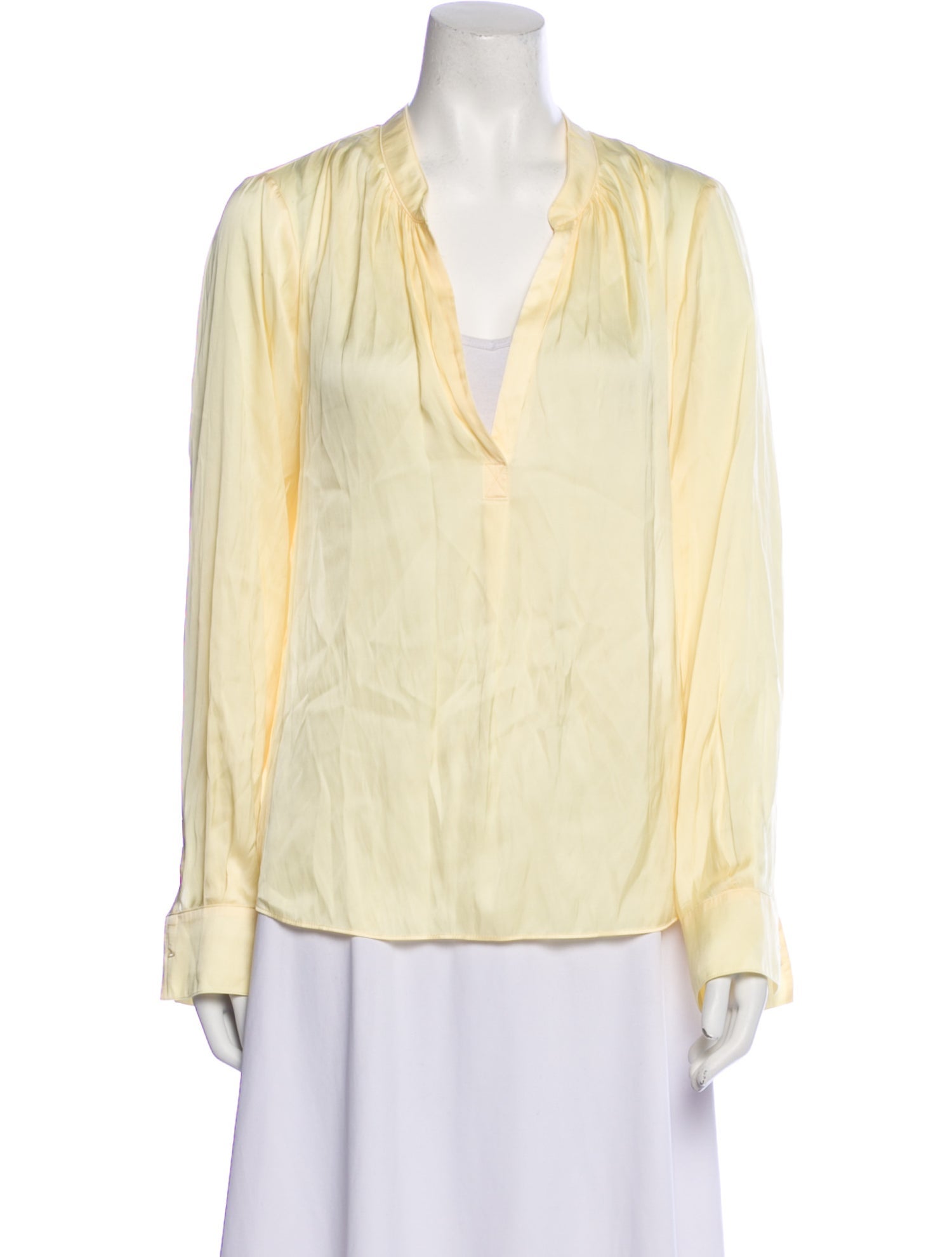 Zadig & Voltaire V-Neck Long Sleeve Blouse