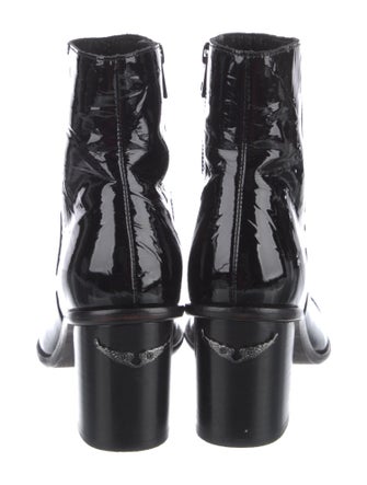 Zadig & Voltaire Patent Leather Boots