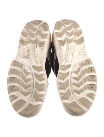 Zadig & Voltaire Leather Animal Print Sneakers