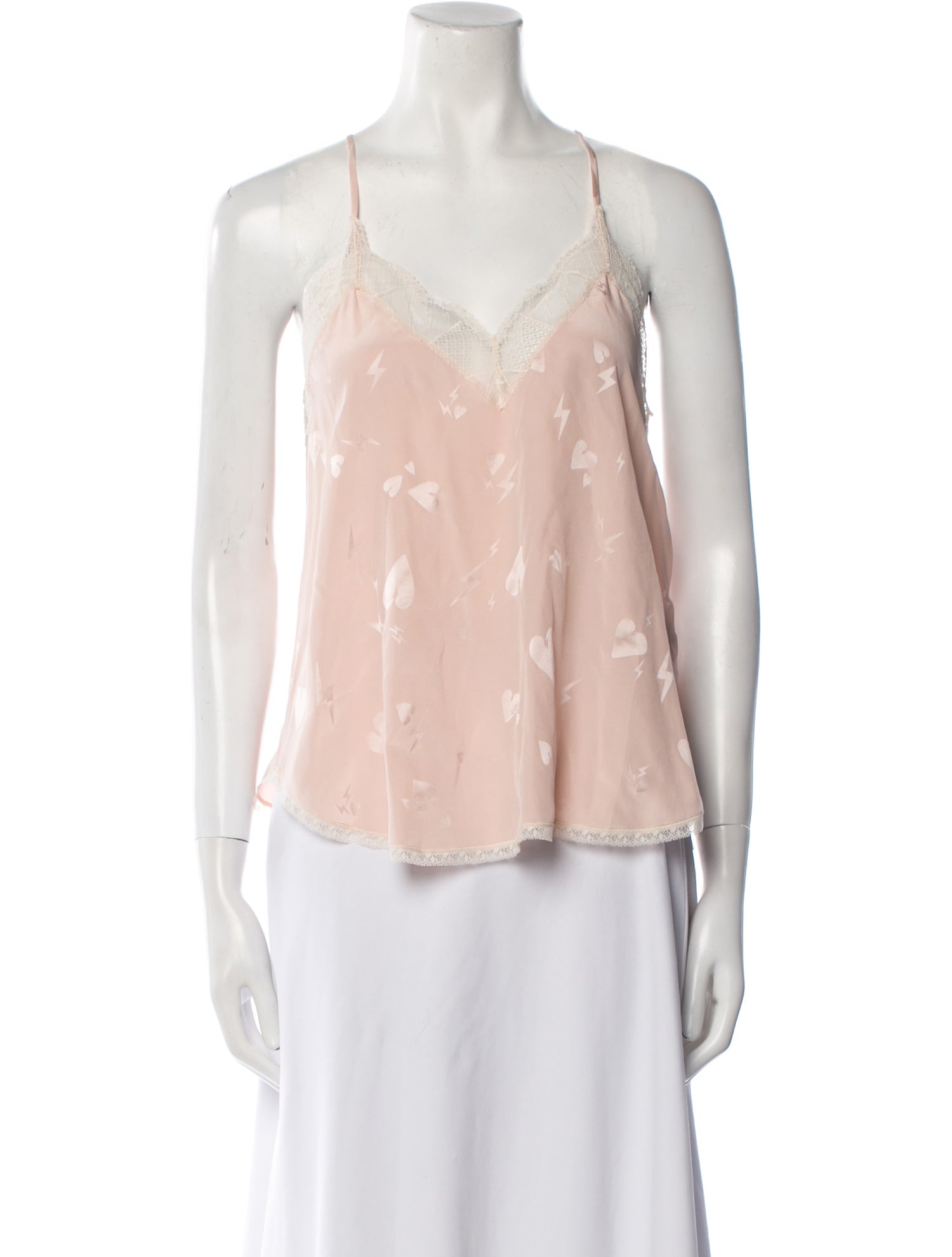 Zadig & Voltaire Silk V-Neck Top