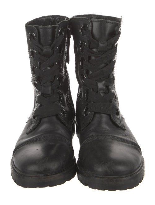 Zadig & Voltaire Leather Combat Boots