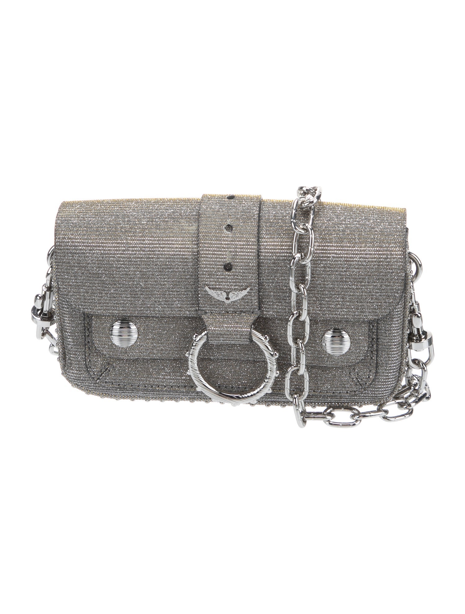 Zadig & Voltaire Glitter Shoulder Bag