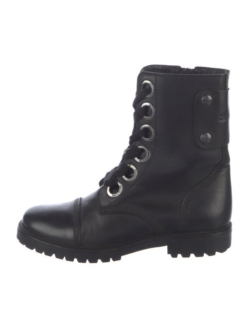 Zadig & Voltaire Leather Combat Boots