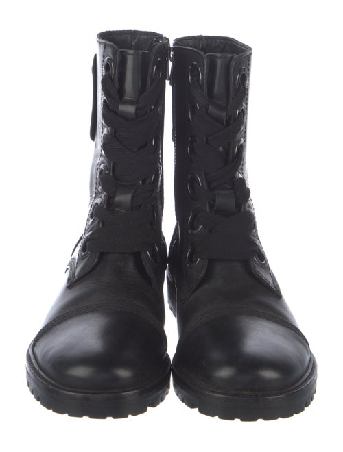 Zadig & Voltaire Leather Combat Boots
