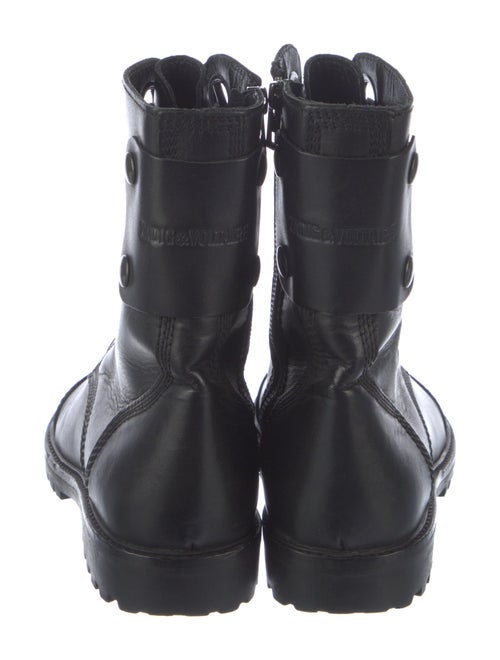 Zadig & Voltaire Leather Combat Boots