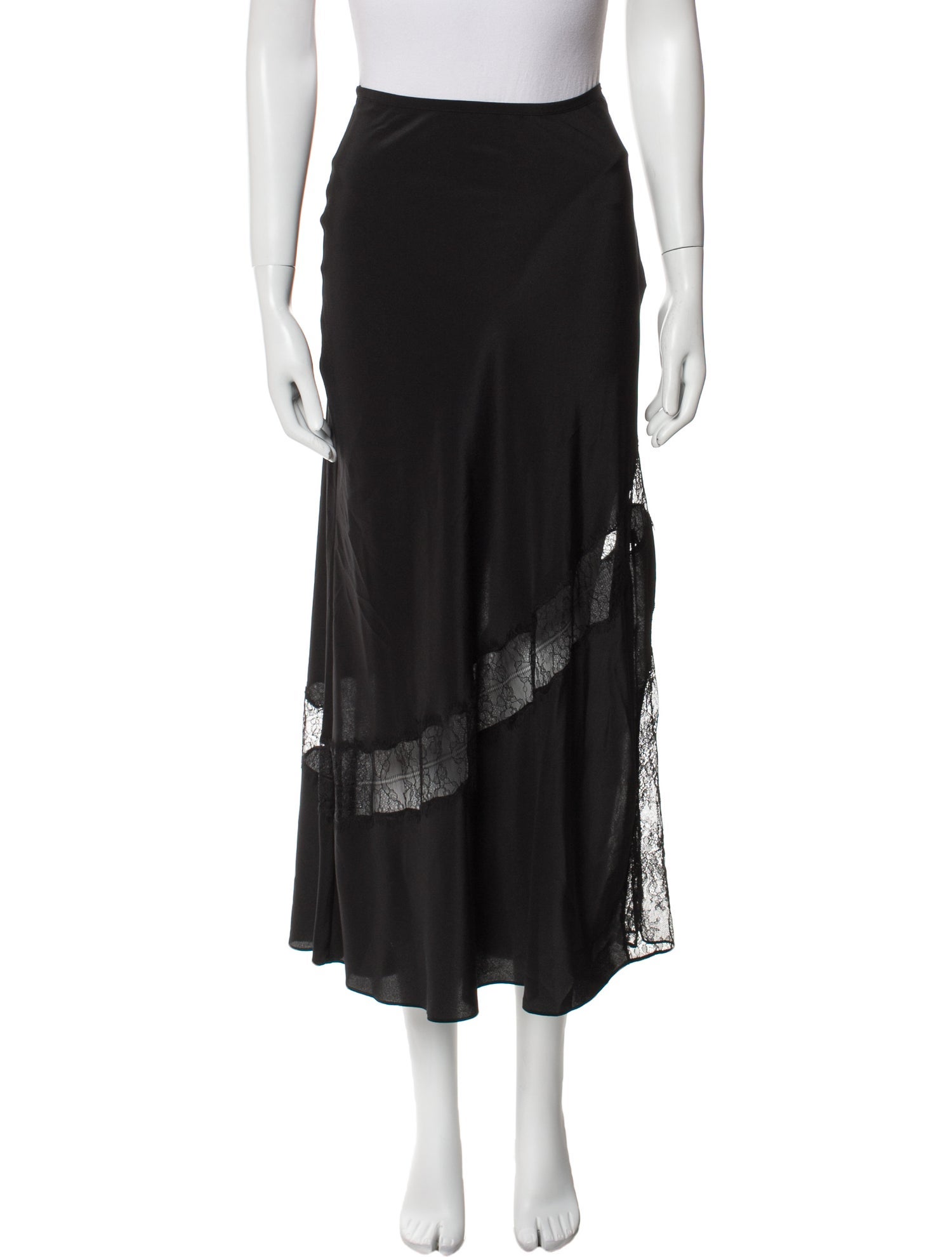 Zadig & Voltaire Silk Midi Length Skirt