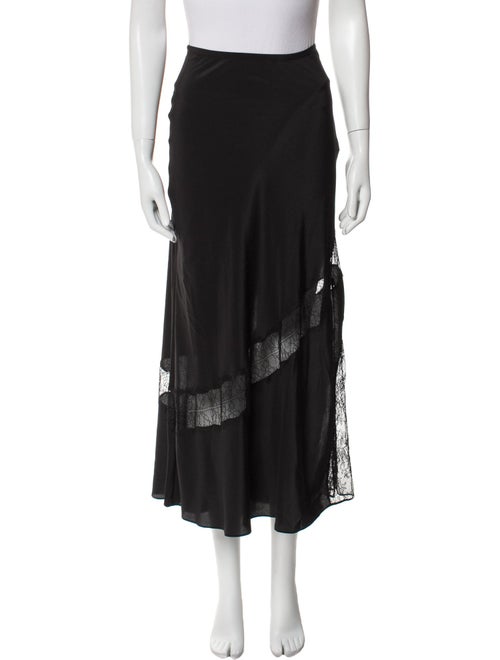 Zadig & Voltaire Silk Midi Length Skirt