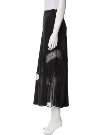 Zadig & Voltaire Silk Midi Length Skirt