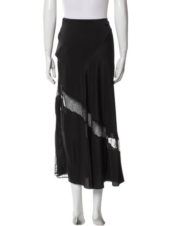 Zadig & Voltaire Silk Midi Length Skirt