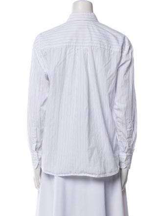 Zadig & Voltaire Striped Long Sleeve Button-Up Top
