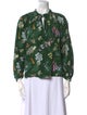 Zadig & Voltaire Silk Floral Print Blouse