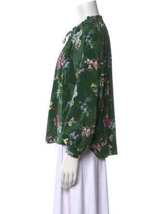 Zadig & Voltaire Silk Floral Print Blouse