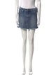 Zadig & Voltaire Distressed Accents Mini Skirt