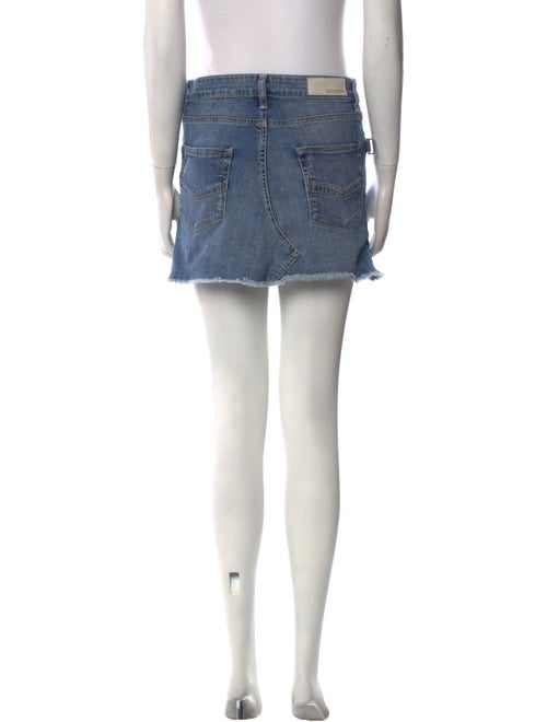 Zadig & Voltaire Distressed Accents Mini Skirt