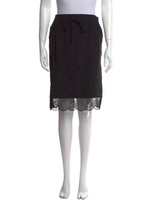 Zadig & Voltaire Lace Pattern Knee-Length Skirt