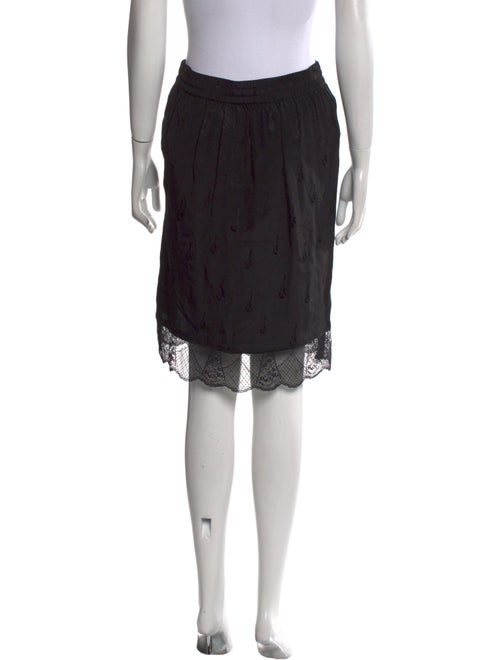 Zadig & Voltaire Lace Pattern Knee-Length Skirt