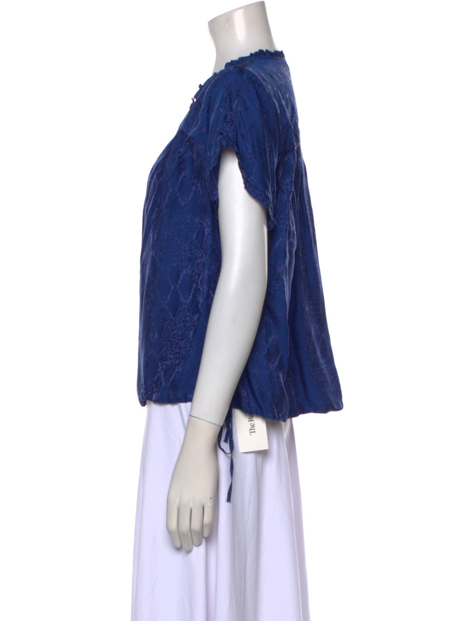 Zadig & Voltaire V-Neck Short Sleeve Blouse