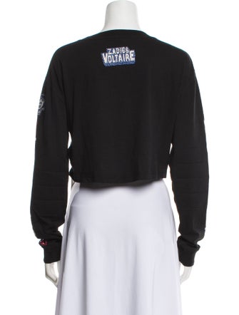 Zadig & Voltaire Graphic Print Crew Neck Sweatshirt