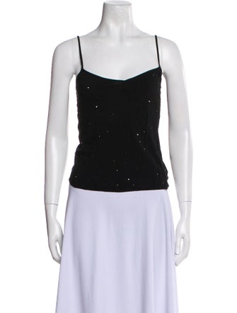 Zadig & Voltaire Square Neckline Sleeveless Top