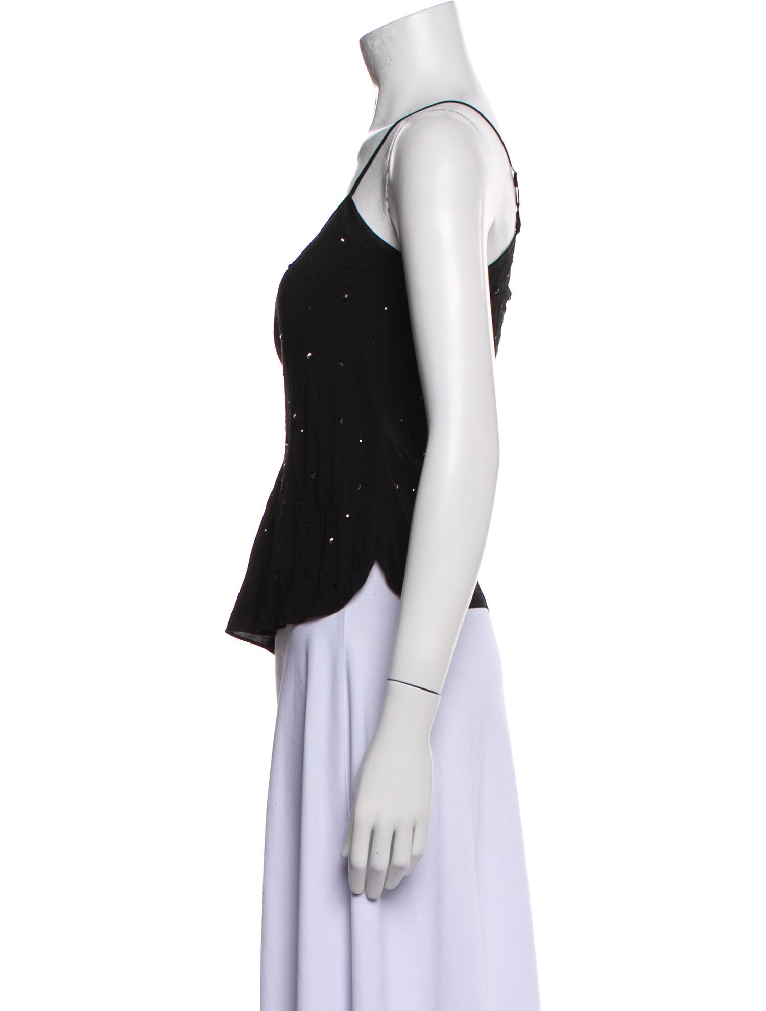 Zadig & Voltaire Square Neckline Sleeveless Top