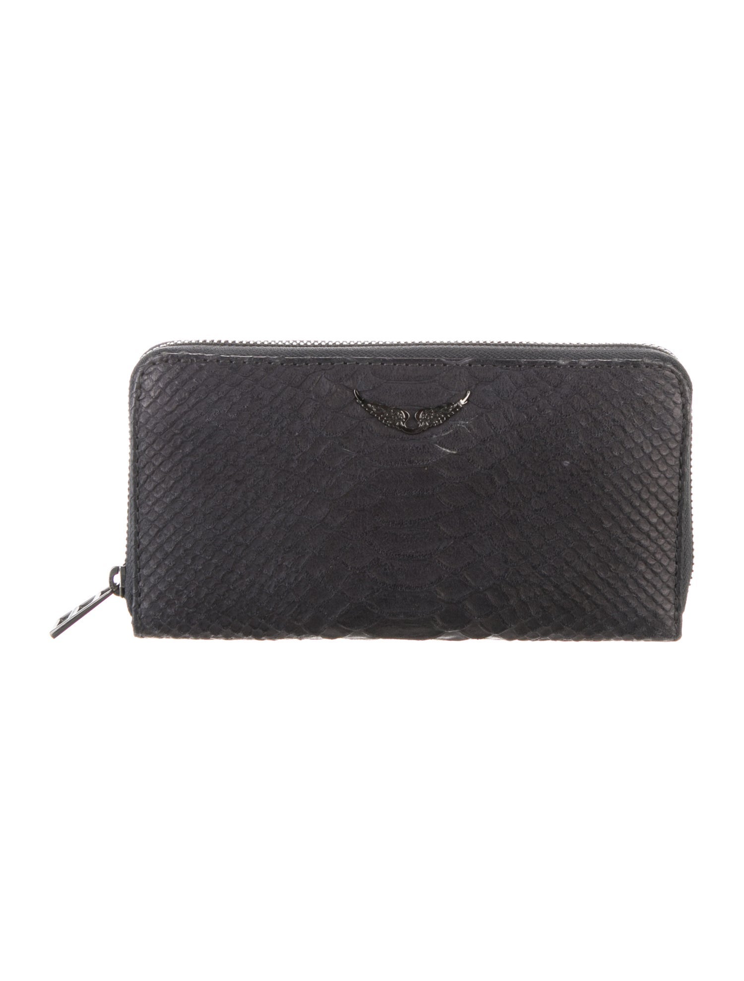 Zadig & Voltaire Snakeskin Continental Wallet