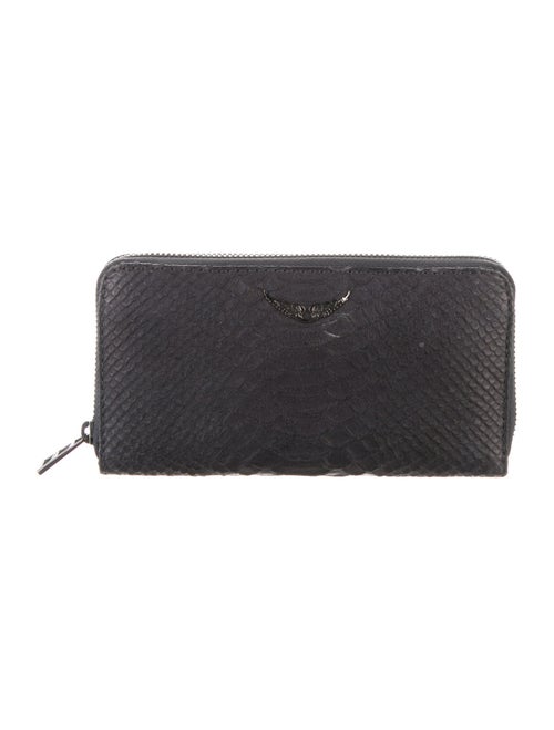 Zadig & Voltaire Snakeskin Continental Wallet