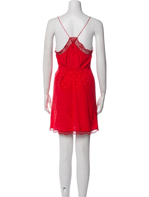 Zadig & Voltaire V-Neck Mini Dress