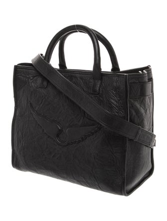 Zadig & Voltaire Leather Messenger Bag