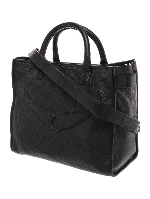 Zadig & Voltaire Leather Messenger Bag