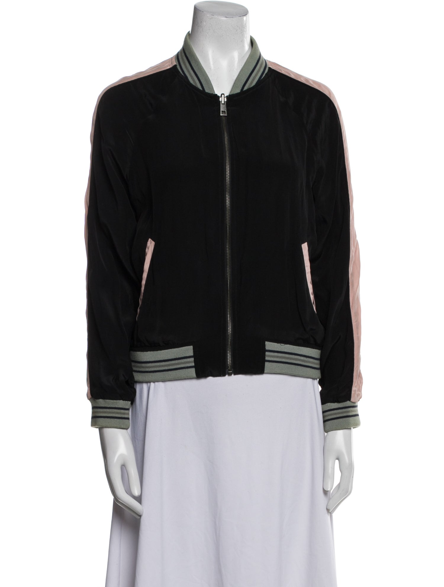 Zadig & Voltaire Silk Bomber Jacket